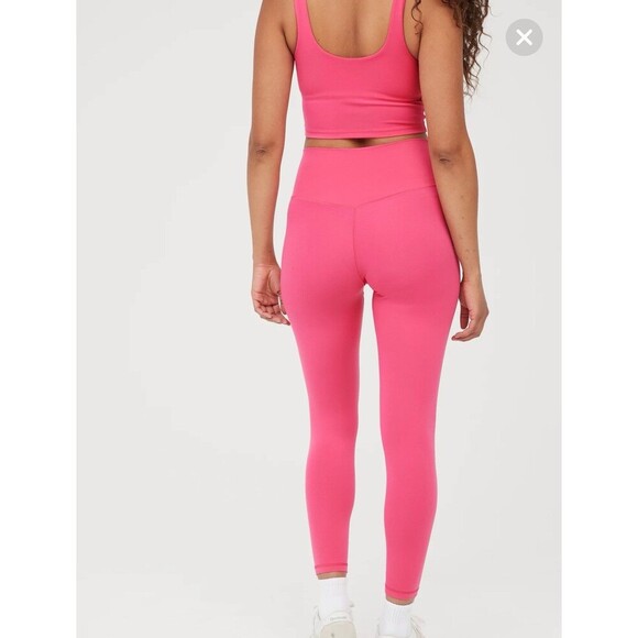 Aerie offline high rise Cross Over Legging Size Small Pink - Picture 5 of 9